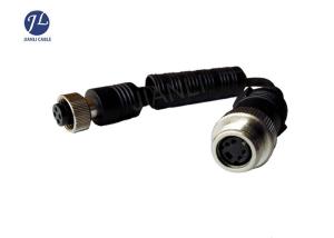 China S Video 4 Pin Mini Din Cable Waterproof Connector For Car DVR Camera System factory