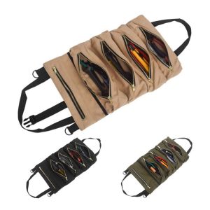 China Multi Purpose Wrench Screwdriver Roll Pouch Hanging Tool Zipper Pouches on sale