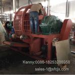 ZPS-1200 Used Tire Shredder Equipment Double Shaft For Rubber Powder