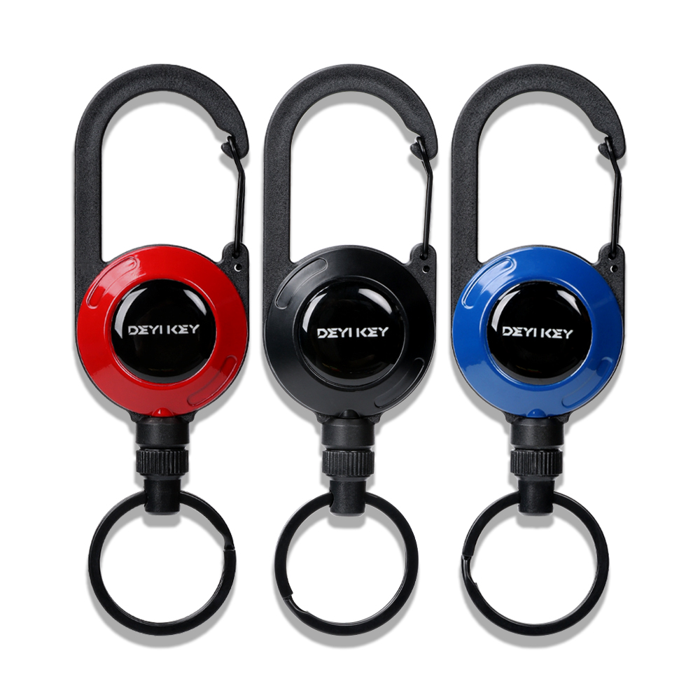 Deyi Badge Reel Upgraded Stainless Steel Cord, Suitable For Men And Women Assorted Colors