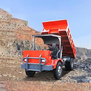 China Four Wheel Driven Underground Mine Truck Mining Dump Truck 7 ton Diesel factory