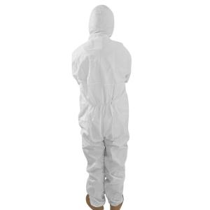 China Elastic Cuffs 55gM2 Disposable Protective Coverall factory