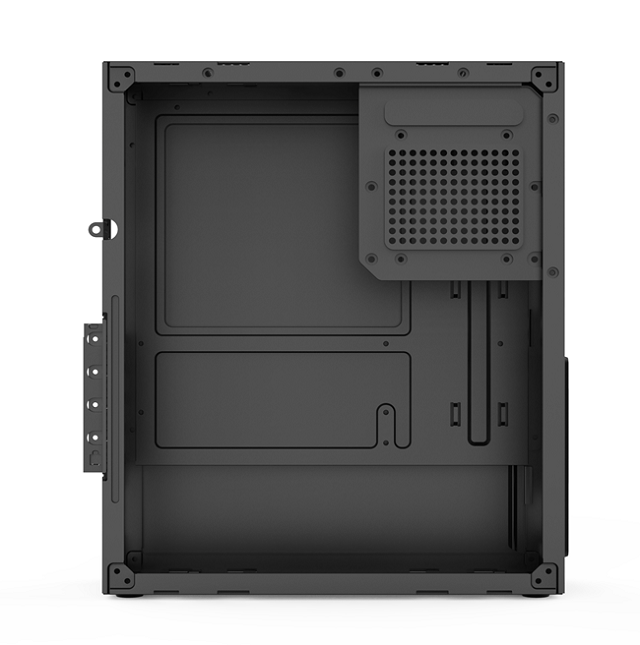 Mini-ITX/M-ATX Low-Profile Computer Case with 4 PCIe Slots 3x SSD + 1x HDD and
