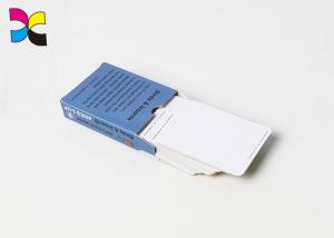 China Lid Base 4 Colors Custom Card Printing , Hot Stamping Custom Printable Cards factory