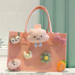 Cartoon Travel Bag Gift Handbag Baby Accompanying Hand Gift Box One-year-old
