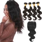 Grade 8A Brazilian Human Hair Weave Bundles Without Chemical Process