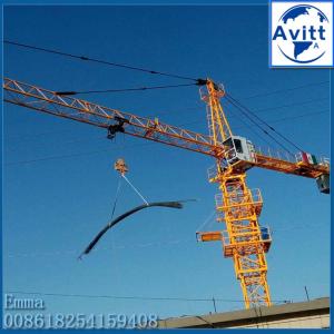 China TC5013 5 Tons Inner Tower Crane Self Climbing Type For Over 100m High Building factory