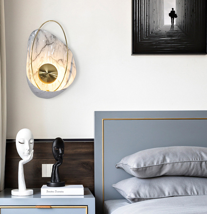 W-270 H-400 Nordic PostModern Luxury Wall Lamp Bedside