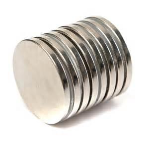 China 1.5&quot; x 1/8&quot; Grade N42 Neodymium Disc Magnets factory