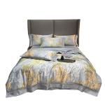 100%TENCEL 300TC 60S Fabric Density Tencel Flowers Duvet Cover Cotton Bedding