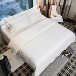 Wholesale Bed Sheets 100% Cotton White Designed Bedding Sheets used for hotel