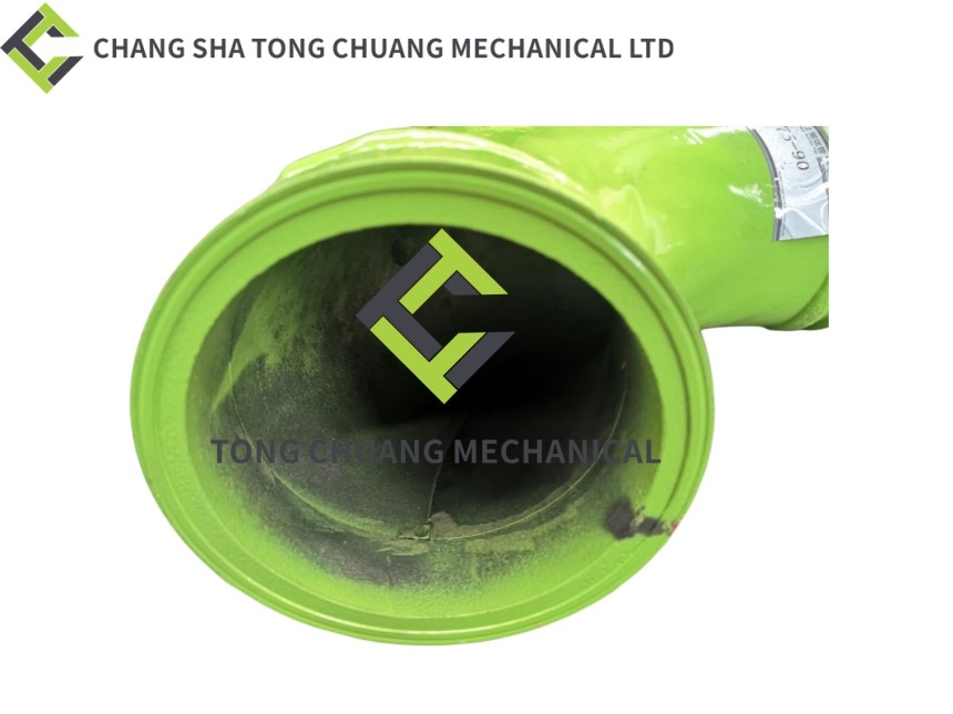 Sany And Zoomlion Concrete Pump Truck Parts End Specific Bend Pipe 125 * R275-90 End
