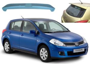 China Auto Wing Roof Spoiler for NISSAN TIIDA Versa 2006-2009 Plastic ABS Blow Molding factory