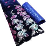 Supoo good quality shiny african lace velvet embroidery fabric with sequins