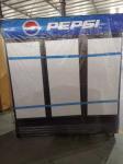 Vertical 1010L 3 Door Commercial Upright Display Freezer