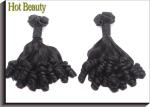Curled 10'' - 20'' Double Drawn Human Hair / Human Hair Weave Bundles