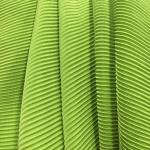 Supple Stretch Plisse 100% Polyester Pleated Fabric Stripe Fluid 200g