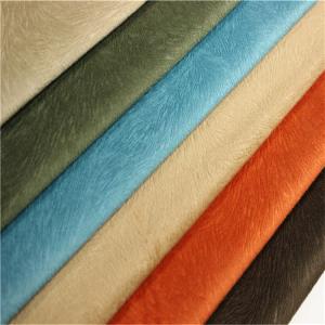China Popular Brushed Sofa Cloth Fabric Classic Polyester Fleece Fabric factory