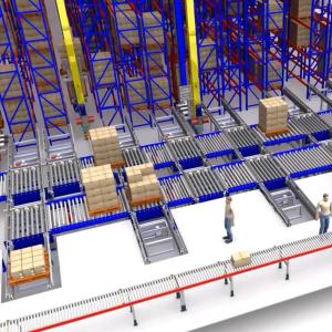 China Roller Pallet Conveyor System factory