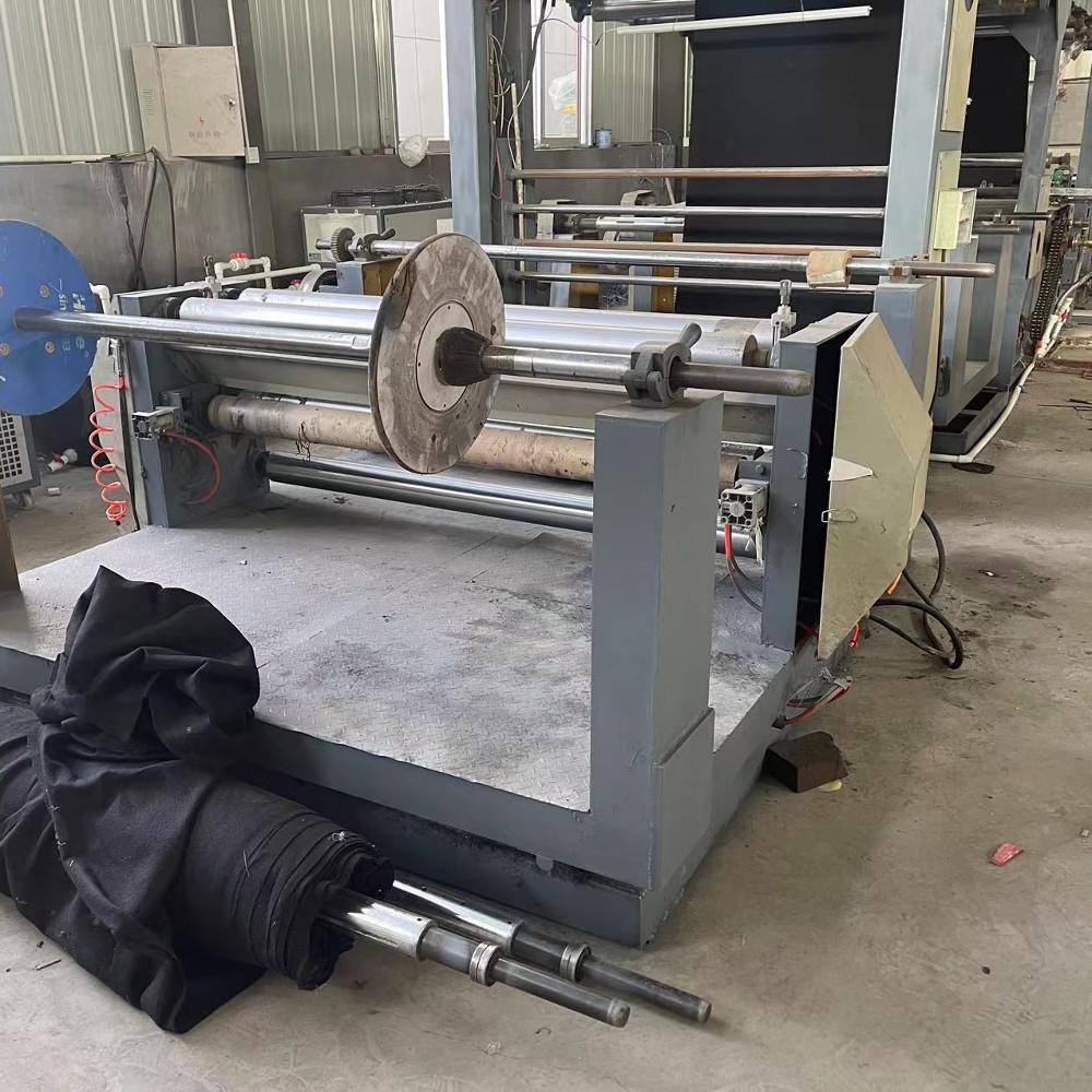 Second Hand 1.7M PP PE Tarpaulin Fabric Woven Bags Extrusion Coating Lamination Machine