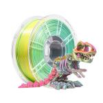 PLA Filament Net Weight 1kg 3D Printer Silk Tri-Color Gold Green Purple 3d