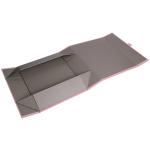 Custom Cardboard Foldable Collapsible Pink Color Magnetic Gift Paper Packaging