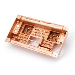 China Anticorrosive Zinc Alloy Die Casting Parts Enclosure With Plating Gold Surface factory