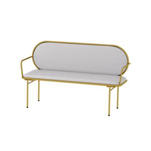 China New Century Upholstered Booth Bench / Bar Banquette Seating With Arms factory