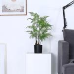 Faux Fern Small Artificial Potted Floor Plants Bonsai 450cm Wind Resistance