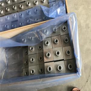 China 1.8kgs Bimetallic 90x50x55mm Shredder Hammer Tips For Sugar Mills factory
