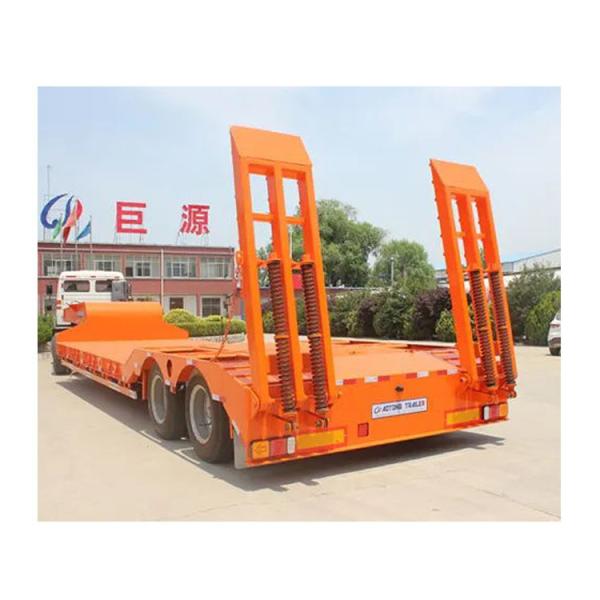 Extendable Low Bed Semi Trailer Low Loader Lowboy Truck Trailers for Customer