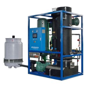 Customized size 5 ton/day ice tube making machine with PLC control and precise