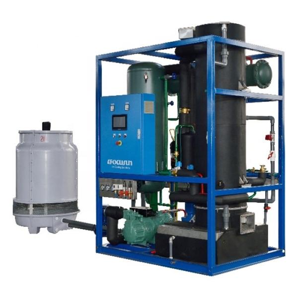 Customized size 5 ton/day ice tube making machine with PLC control and precise