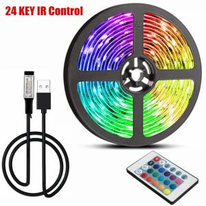 China 24keys Blueteeth Control 5m RGB Strip Light Set Light Strings For Country Markets factory