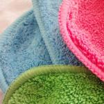Cute printed cake towels microfiber absorbing water kitchen useage with single