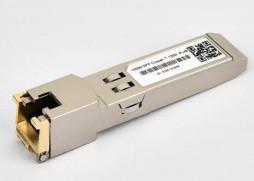 China 1000BASE-T Copper SFP Transceiver for Long Distance Transmission on Cat 5 Cable factory