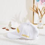 62cm Printed Baseball Caps With Flat Embroidery Logo