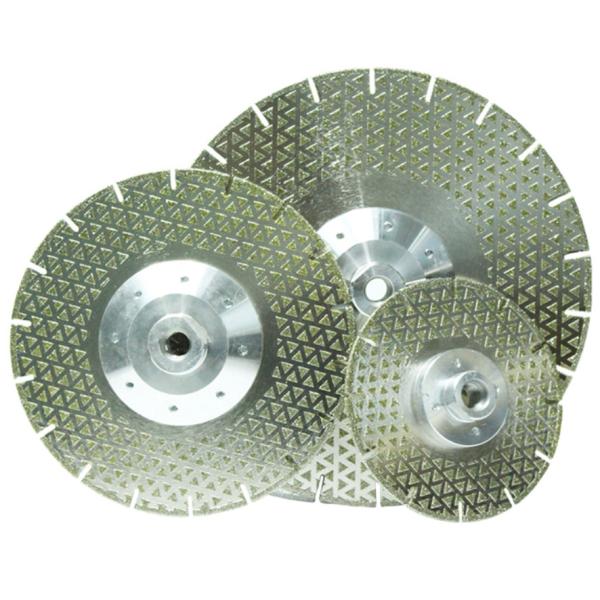 China Electroplating Diamond Circular Saw Blade For Granite Stone factory