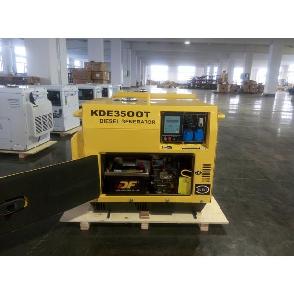 Portable 3KW Silent Diesel Generator With AVR Self-Excited Constant Voltage