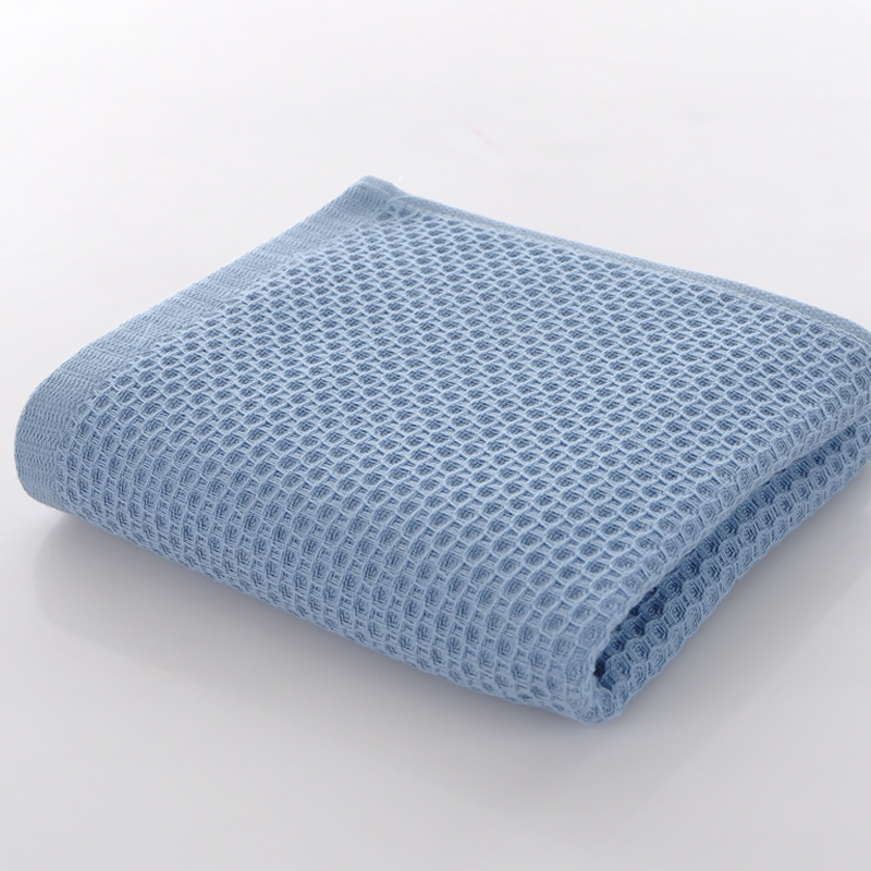 Pure Cotton Honeycomb Kitchen Square Towel Set with Hook Waffle Square Towel Guarantee