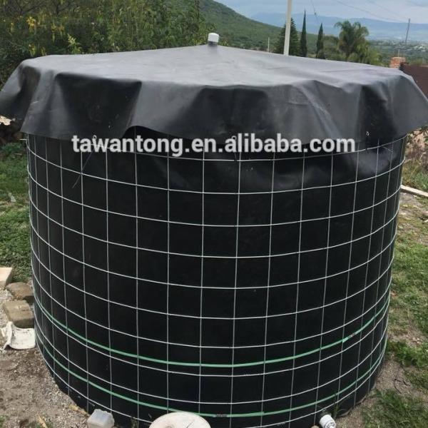 1mm Plastic HDPE Geomembrane for Traditional Design in Circular Tank Fish Pond Liner