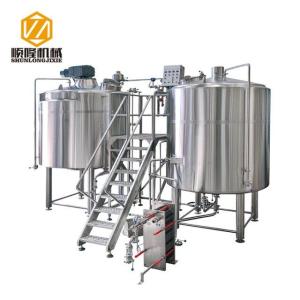 China 3000L Large Beer Brewing Equipment For brewery , stainless steel material , 380V , 50HZ factory