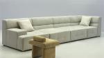 Modern Style Living Room Sectional Sofas Thick Fabrics Luxury Furniture