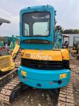 13500KG Used Mini Excavator Kubota 135 Mini Crawler Excavator