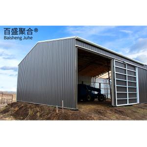 China Heavy Steel Building Garage Kits With Aluminum Alloy Window factory