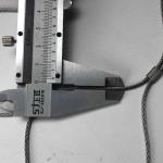 SS304 Ferrule Diamond Flexible Inox Stainless Steel Wire Cable Net Rope Mesh