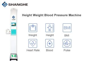 China Pharmacy Blood Pressure Measurement Digital Body Scale With Ad Screen factory