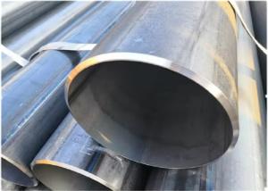 China ERW Steel Pipe Beveled Ends 21.3mm-660mm Diameter 5.8m-12m Length ASTM A53 factory