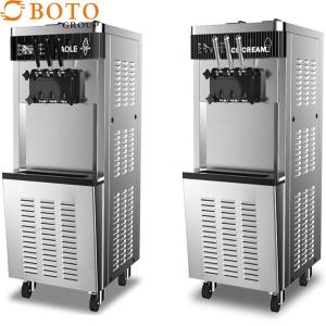 China Boto High Quality Floor Standing Gelato Hard Soft Ice Cream Machine factory