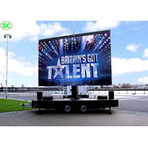 China P5 full color Mobile Truck LED Display Advertising , Car LED Screen 5 years Warranty on sale